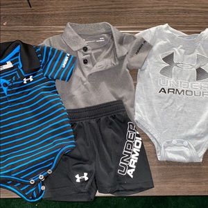 Baby boys under armour outfit,